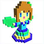 Fairy 3D Color By Number – Pixel Art, Voxel Coloring Pages Fairy 3D Color By Number – Pixel Art, Voxel Coloring Pages