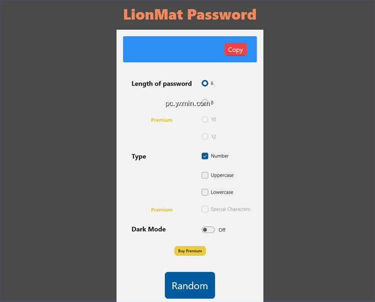 【图】LionMat Password(截图 0)