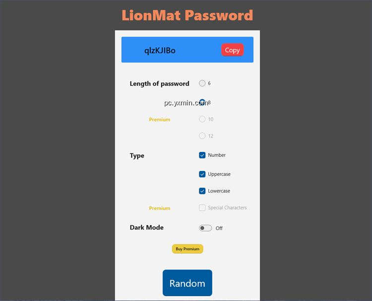 【图】LionMat Password(截图 1)