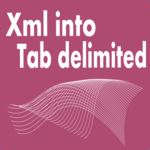 Xml to Tab delimited
