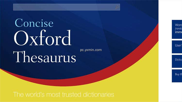 【图】Concise Oxford Thesaurus(截图1)