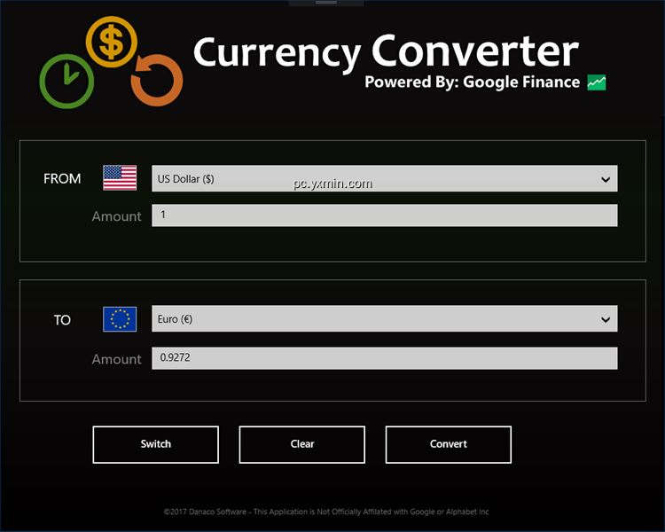 【图】Currency Converter (Google Finance Powered)(截图1)