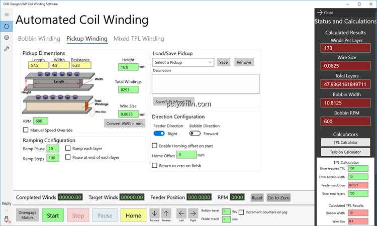 【图】CNC Design UWP Coil Winding Software(截图1)