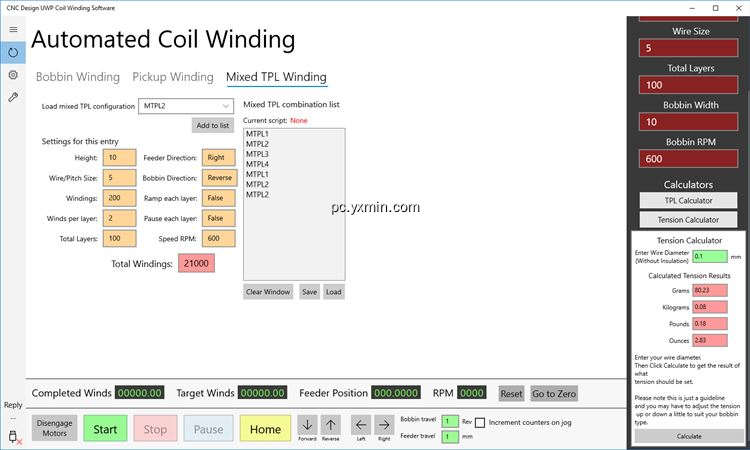【图】CNC Design UWP Coil Winding Software(截图2)