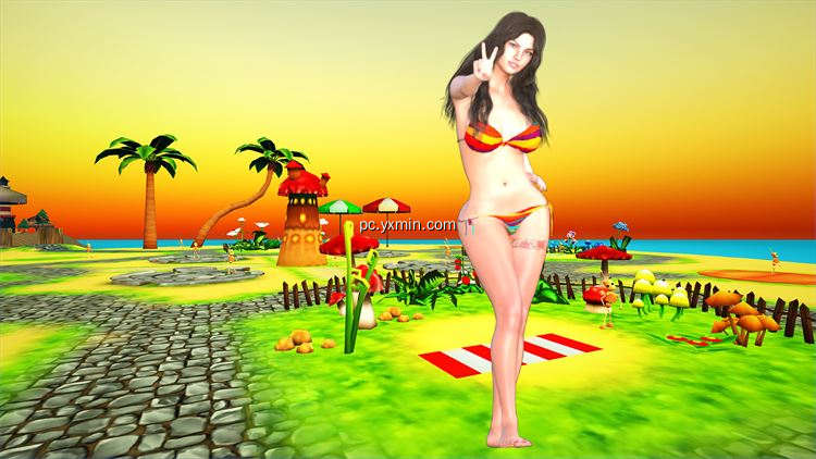 【图】Tropical Virtual Bikini BeachDancer [HD+](截图1)