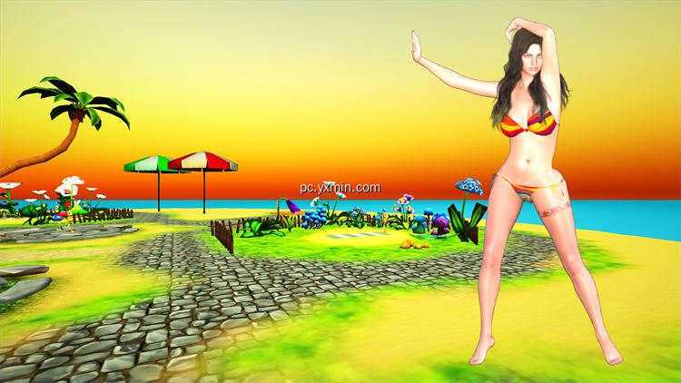 【图】Tropical Virtual Bikini BeachDancer [HD+](截图2)