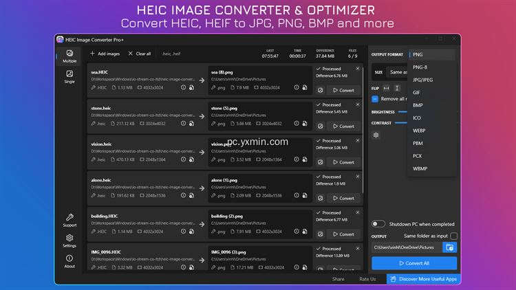 【图】HEIC Image Converter Pro+(截图 0)