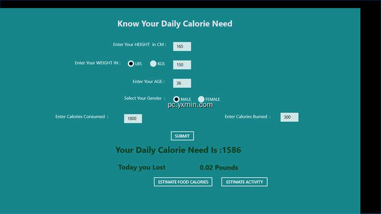 【图】Daily Calories(截图1)