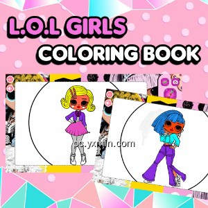 LoL Girls Coloring Book