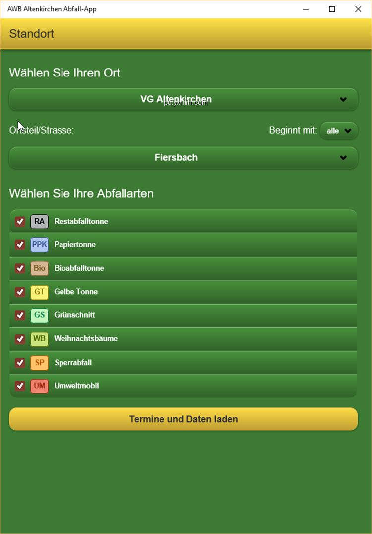 【图】AWB Altenkirchen Abfall-App(截图2)