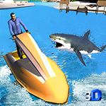 Big White Shark Attack Sim 3D – Angry Fish Hunting
