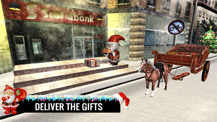 【图】Christmas Horse Cart Xmas Santa Gift Delivery Game 2019(截图 1)