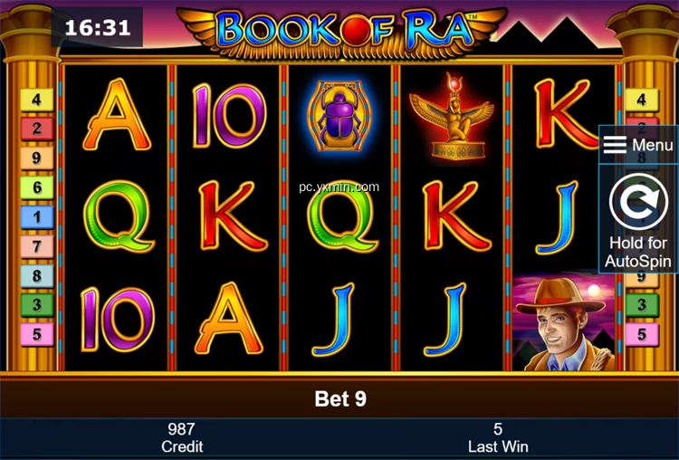 【图】Book of Ra Free Casino Slot Machine(截图1)