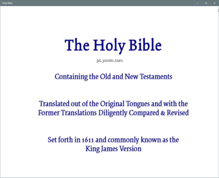【图】The Holy Bible(截图1)