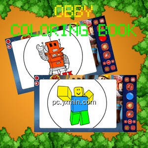 Obby Coloring Book
