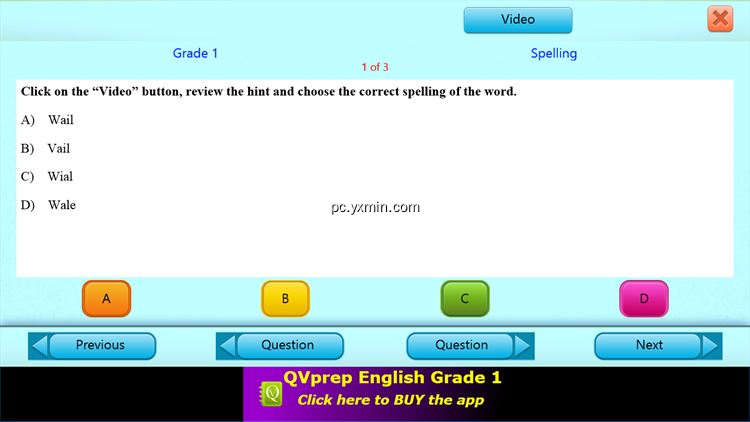 【图】QVprep Lite Learn English Grade 1(截图2)