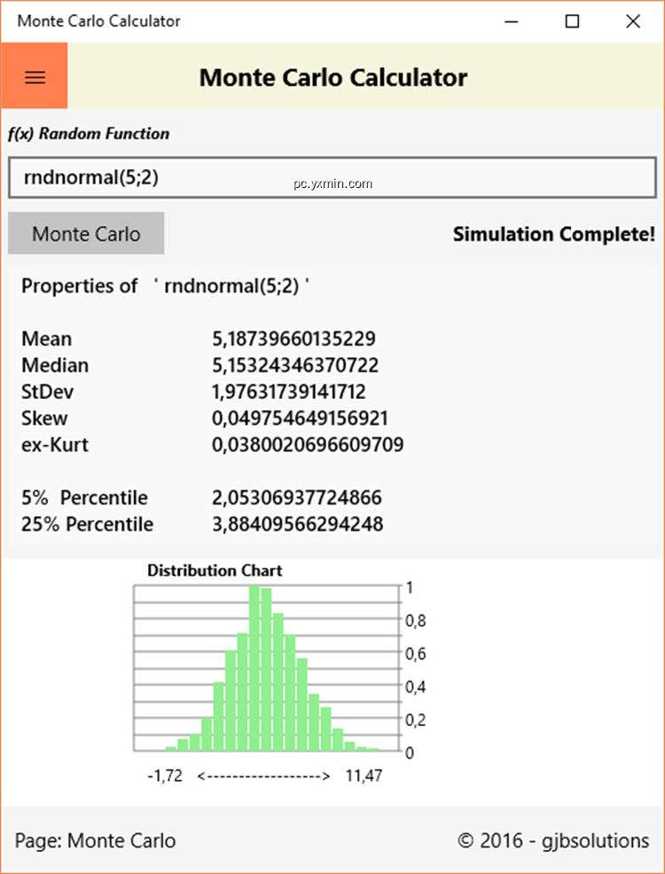 【图】Monte Carlo Calculator(截图1)