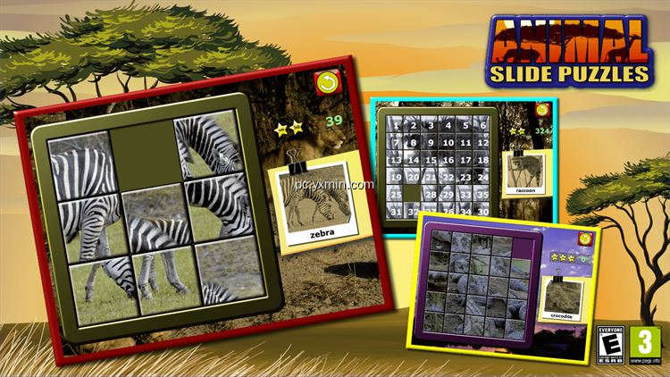 【图】Kids Animal Slide Puzzle 15(截图1)