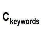 C keywords