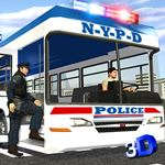Police Bus Staff Duty Transport 3D – Pick and Drop