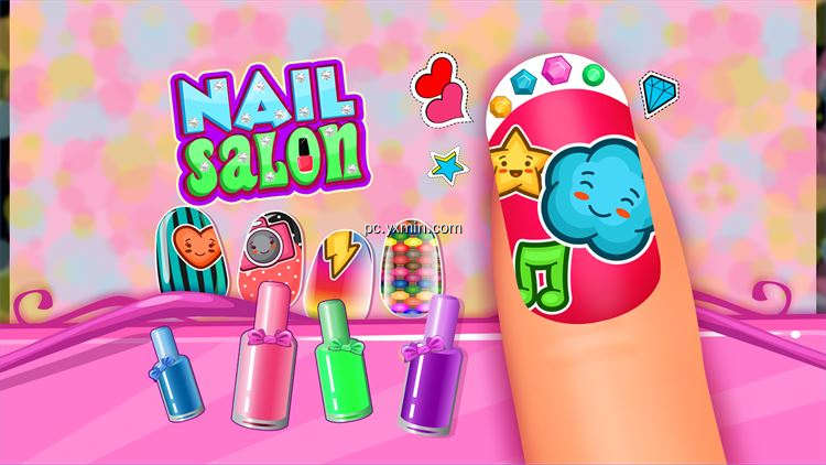 【图】Deluxe Nail Salon – Fun Nail Make Over Game for Girls(截图1)