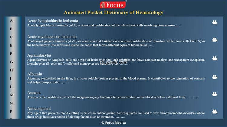 【图】Hematology – Dictionary(截图2)
