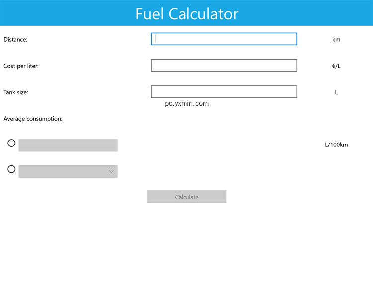 【图】Fuel Calculator(截图 1)