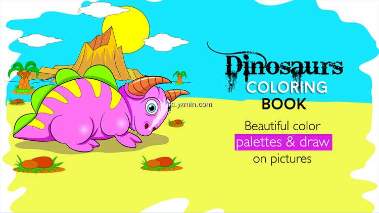 【图】Dinosaurs Coloring Book For Adults and Kids(截图1)