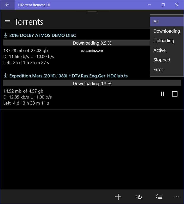 【图】UTorrent Remote UI(截图1)