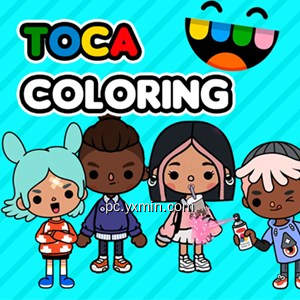 Toca Coloring Book World