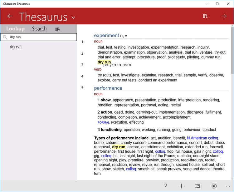 【图】Chambers Thesaurus(截图 1)