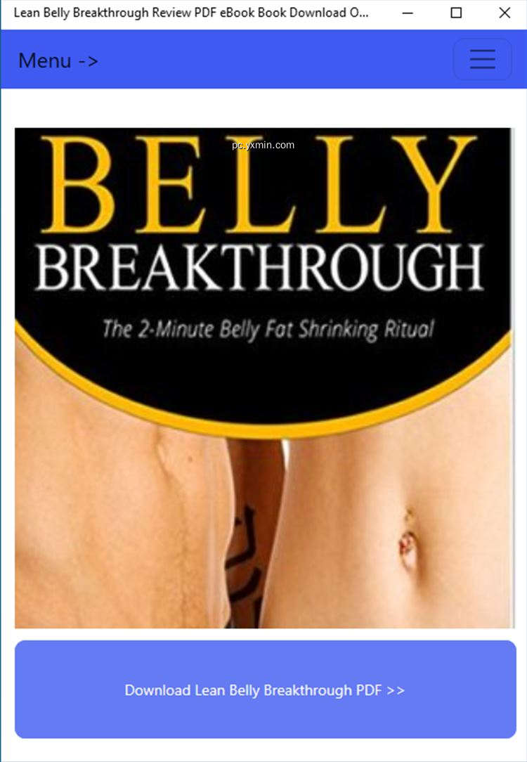 【图】Lean Belly Breakthrough Review PDF eBook Book Download Online(截图1)
