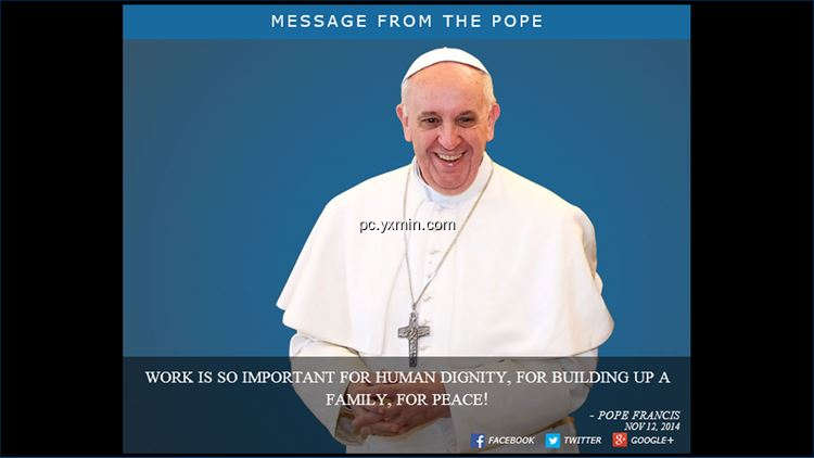 【图】Messages from Pope Francis(截图1)
