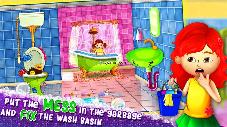 【图】Bathroom and Toilet Cleanup : Cleaning & Repairing Game for Kids(截图 1)