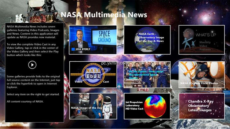 【图】NASA Multimedia News(截图 0)