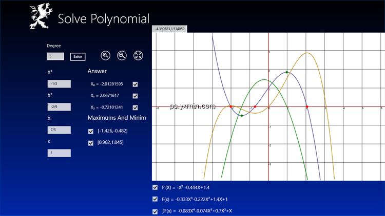 【图】Solve Polynomial Equation(截图2)