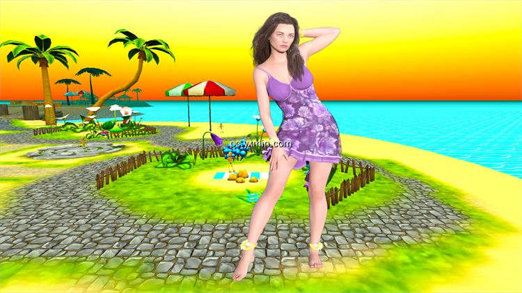 【图】Virtual Elegant Beach Dancer [HD+](截图2)