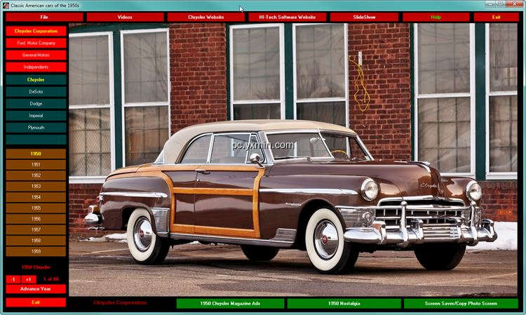 【图】Classic American Cars of the 1950s(截图1)