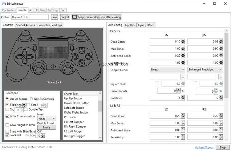 【图】DS4 Controller Tool – DualShock / DualSense GamePad Mapper(截图1)