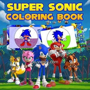 Super Sonik Coloring Book