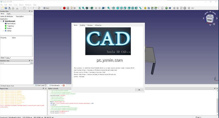 【图】Soula 3D CAD (using FreeCAD)(截图1)