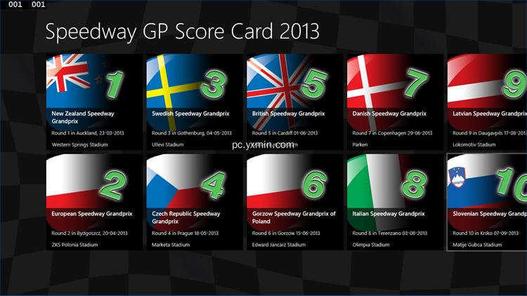 【图】Speedway GP Score Card(截图1)