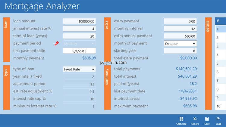 【图】Mortgage Analyzer Pro(截图1)