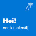 Norsk (bokmål) lokal grensesnittpakke Norsk (bokmål) lokal grensesnittpakke