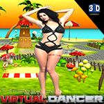 Virtual Sexy Black Bikini Beach Dancer [HD+]