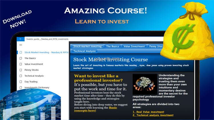 【图】Stockmarket investment course: Nasdaq, NYSE, Dow Jones and more(截图1)