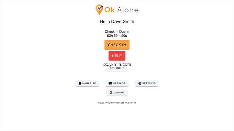 【图】Ok Alone Lone Worker App(截图1)