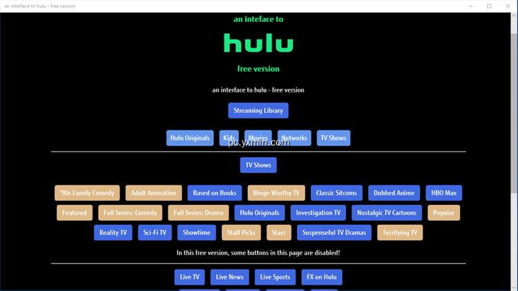 【图】an interface to hulu – free version(截图2)