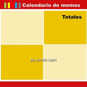Calendario de Memos. Totales Calendario de Memos. Totales