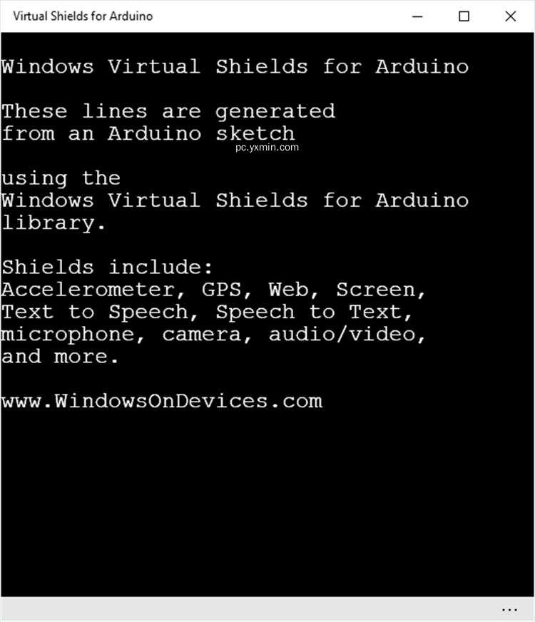 【图】Windows Virtual Shields for Arduino(截图1)
